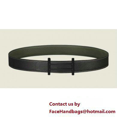 Hermes Rider belt buckle & Leather strap 32 mm 03 2023